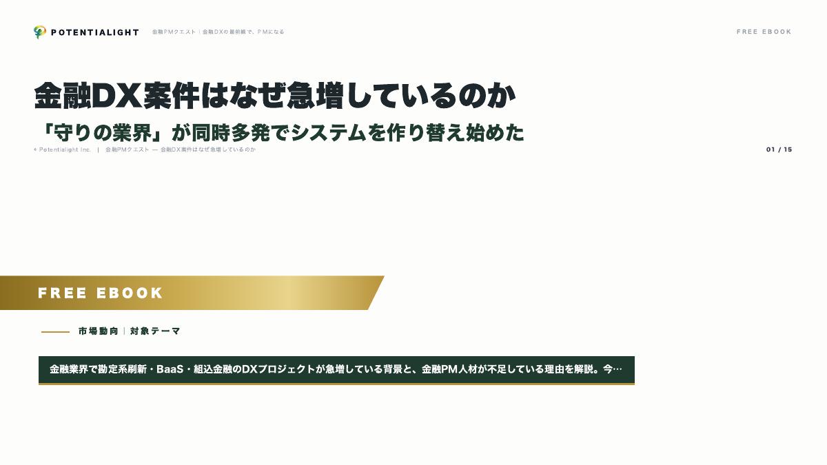 金融DX案件はなぜ急増しているのか eBook表紙