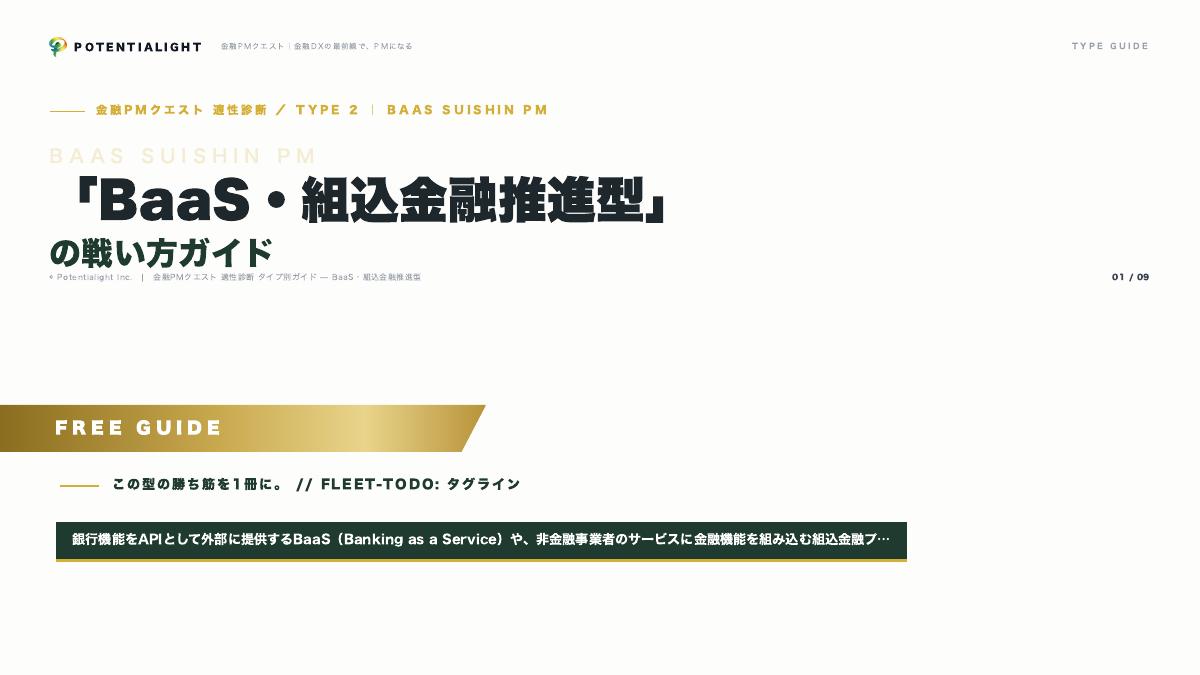BaaS・組込金融推進型の戦い方ガイド 表紙
