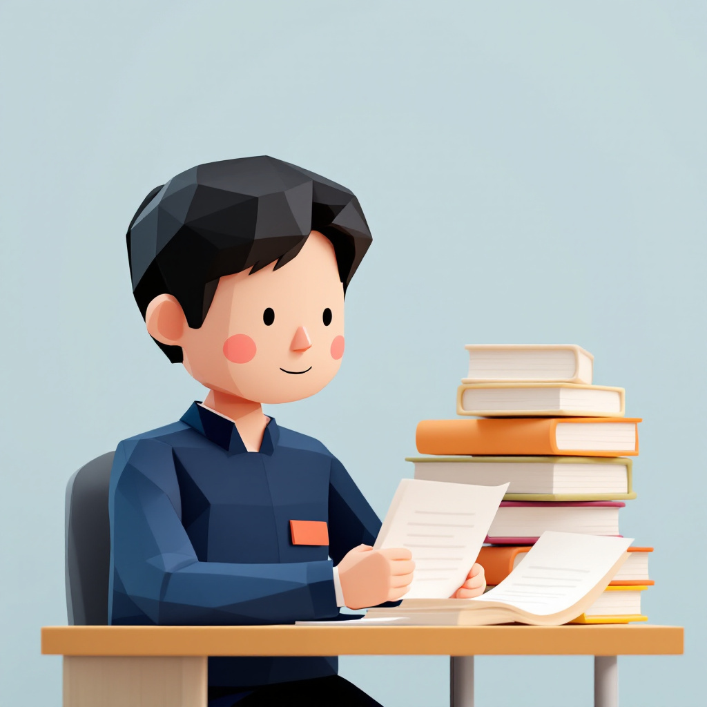 保険系基幹刷新PMのキャラクターイラスト