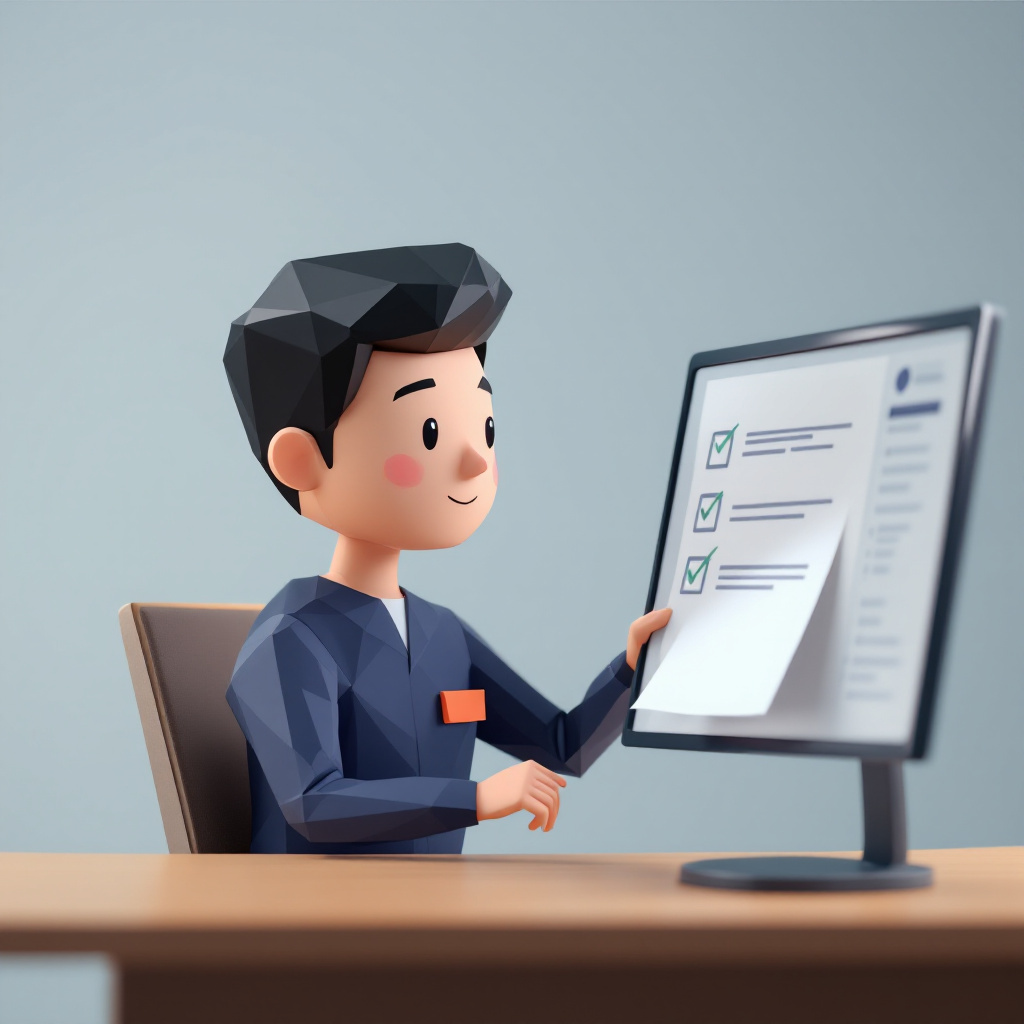 金融庁検査対応PMOのキャラクターイラスト